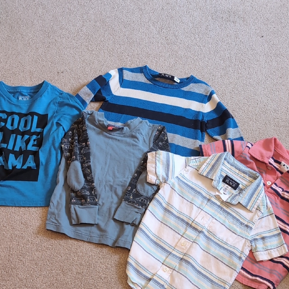 Blue Striped Kids Sweater